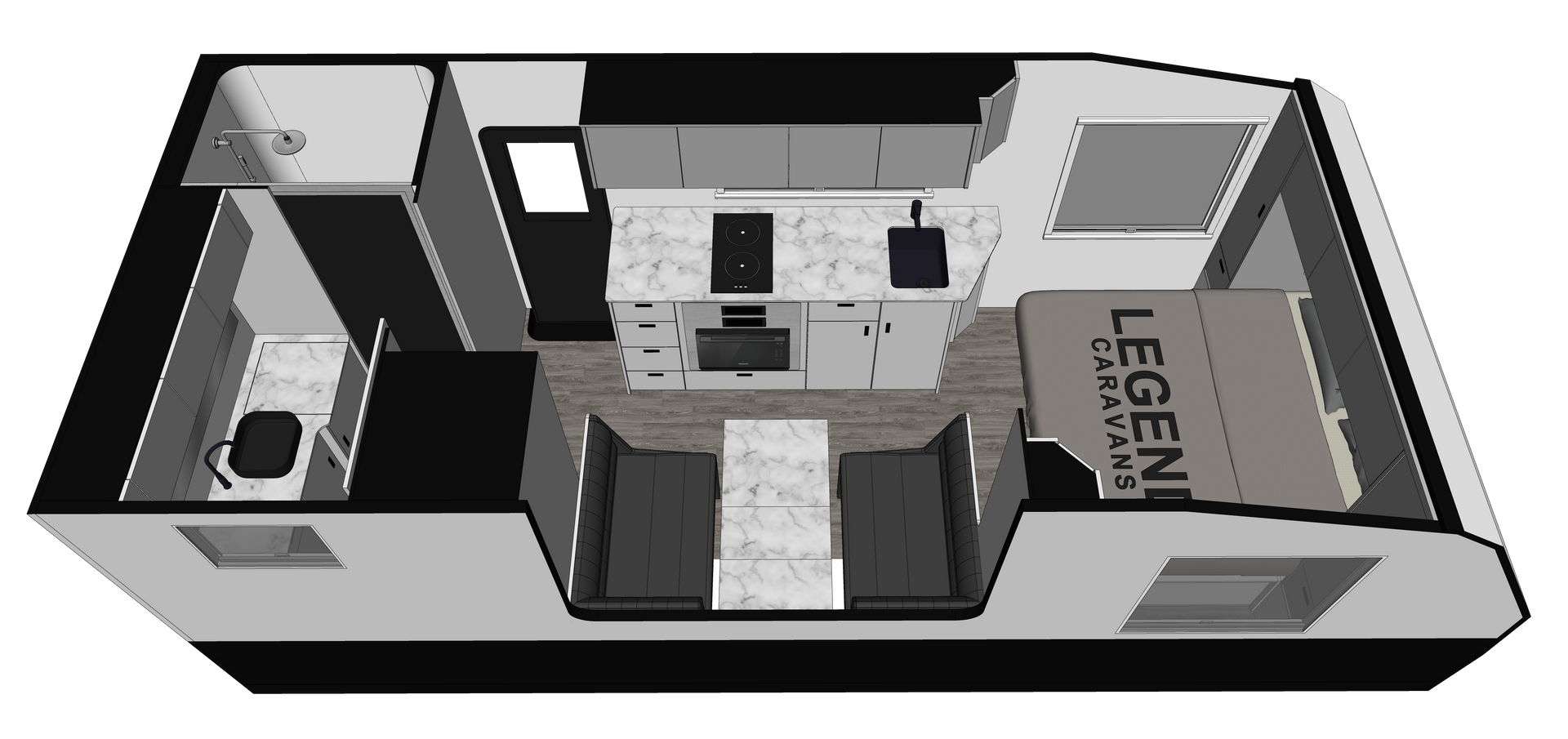 Kick Back Ultimate Performa floorplan