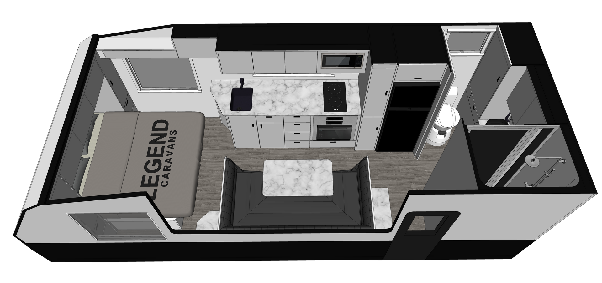 Kick Back Ultimate Performa floorplan