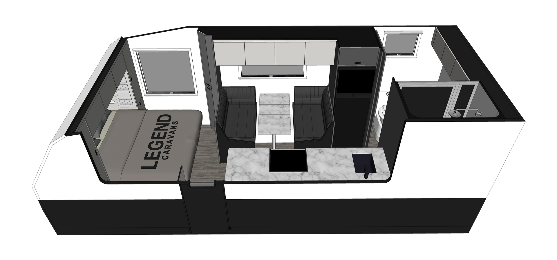 Kick Back Ultimate Performa floorplan