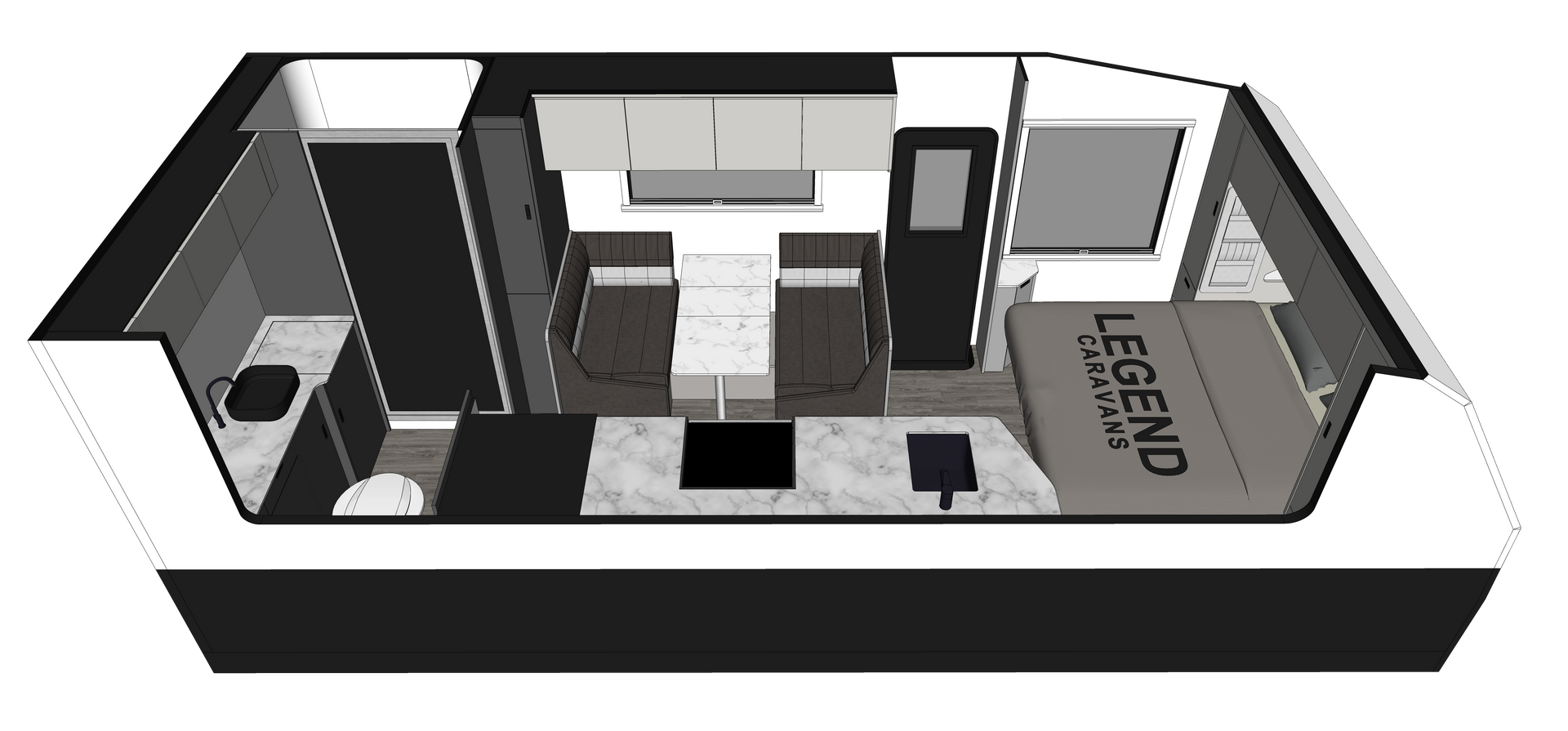 Kick Back Ultimate Performa floorplan