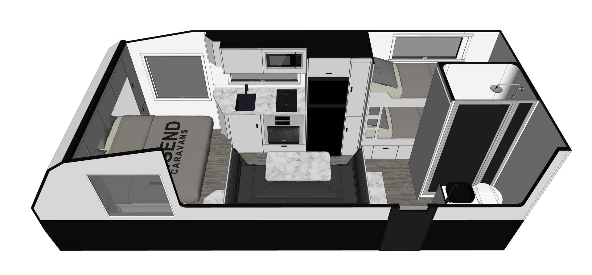 Trackline Bunka Family Series floorplan