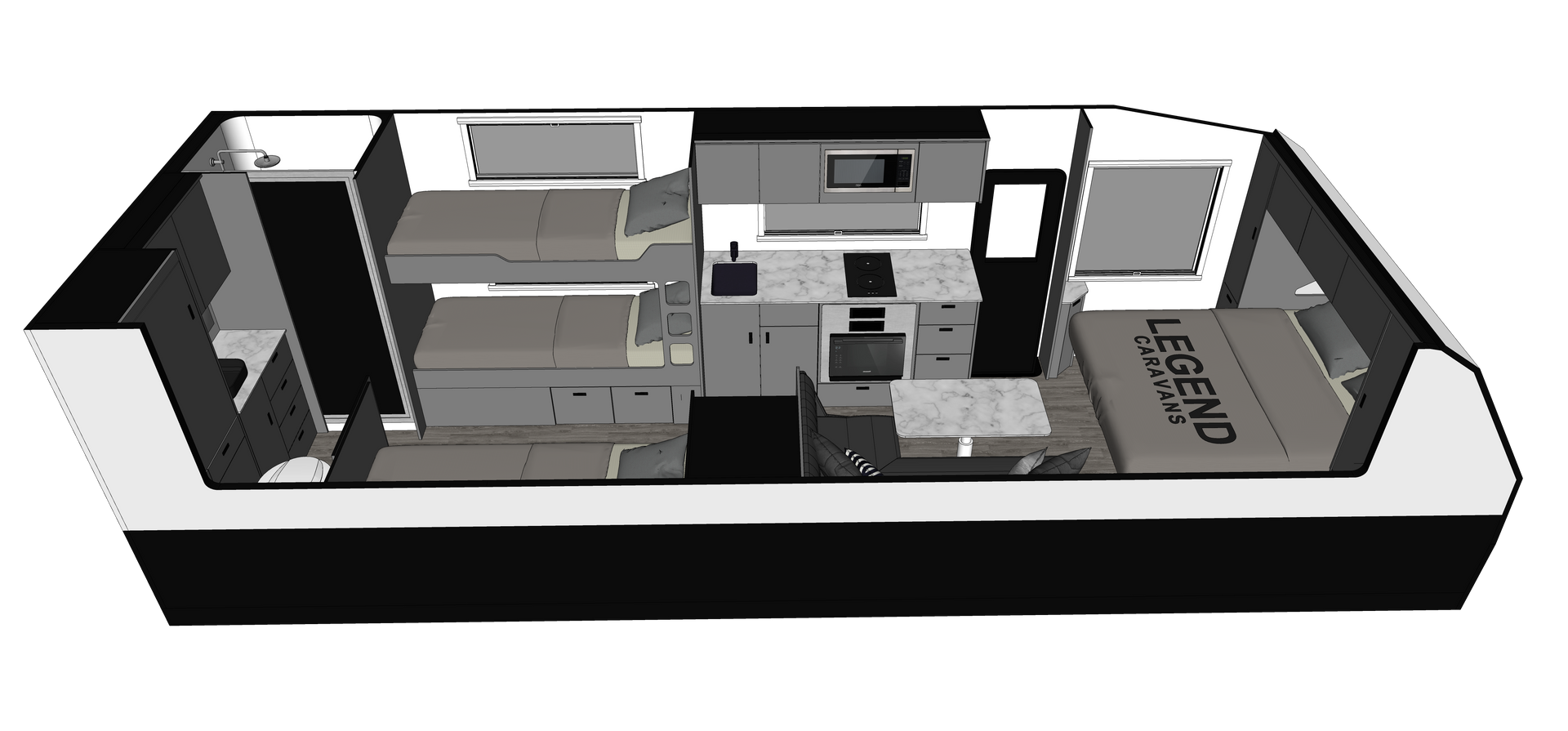 Trackline Bunka Family Series floorplan
