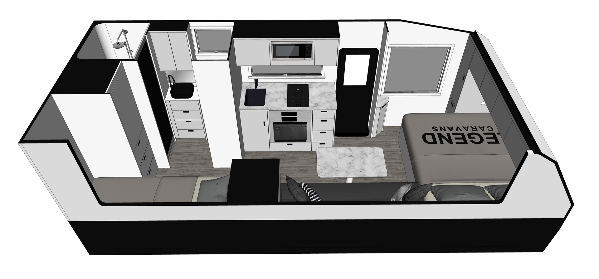 Trackline Bunka Family Series floorplan