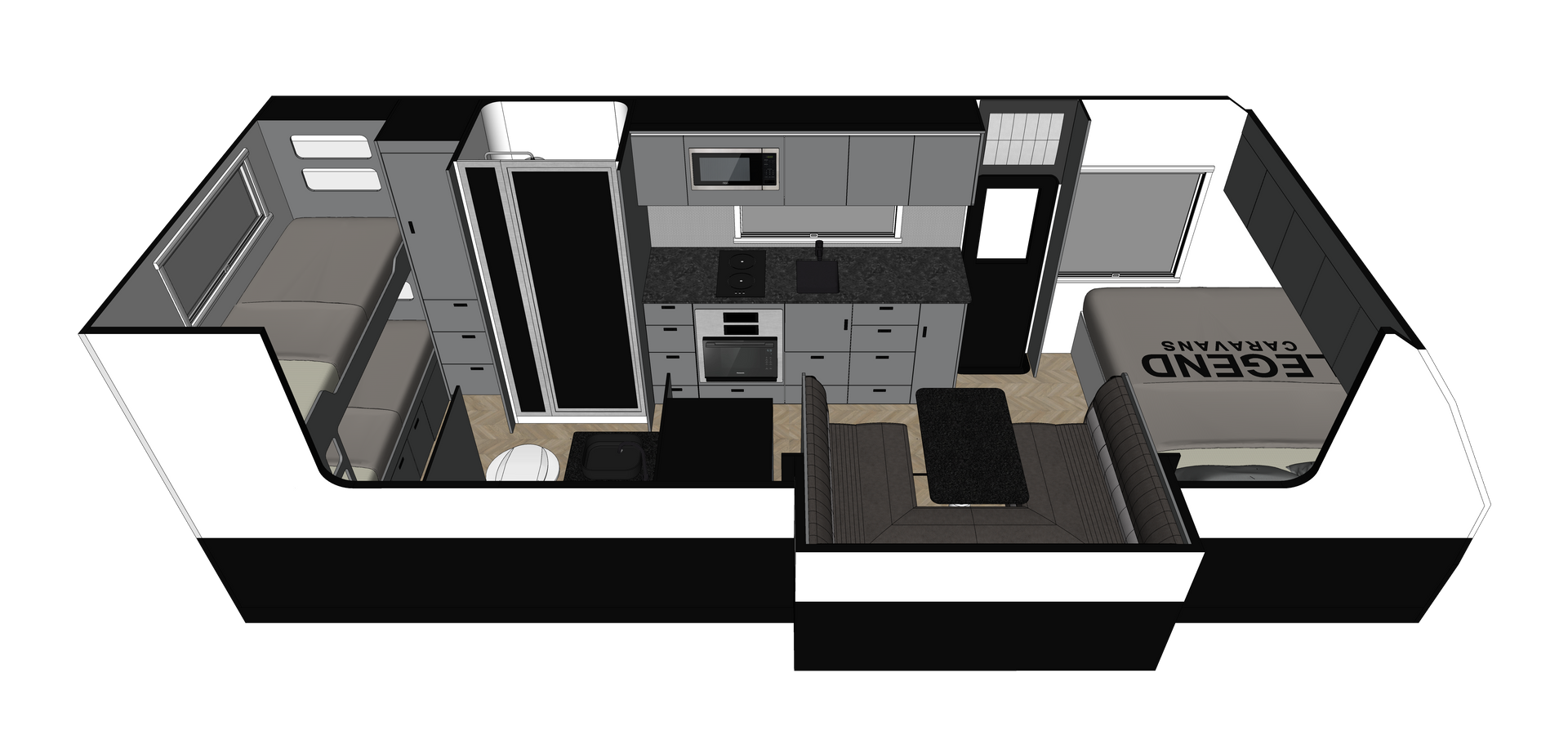 Tycoon Slider Luxury Series floorplan