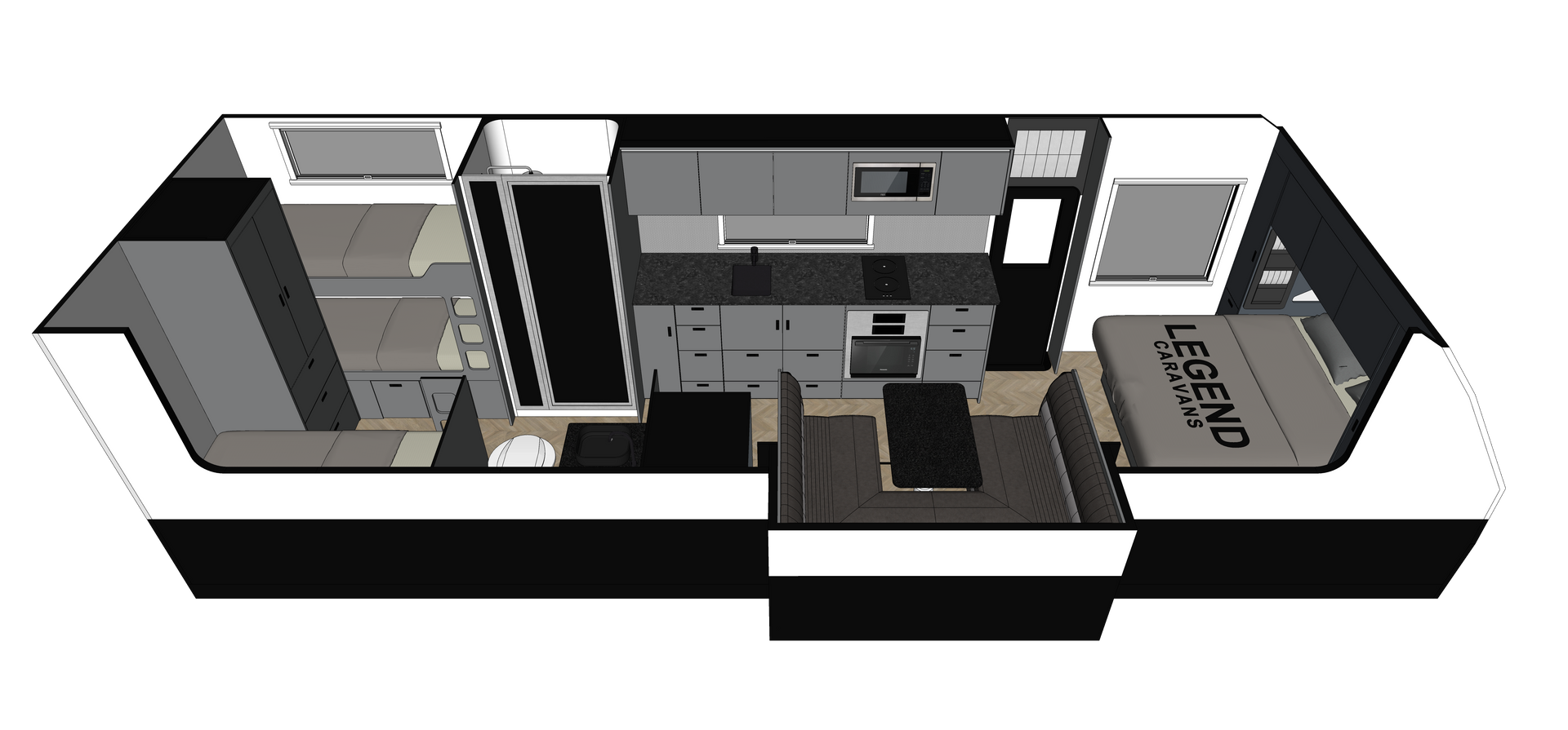 Tycoon Slider Luxury Series floorplan