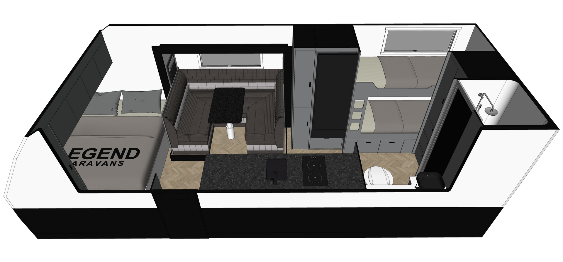 Tycoon Slider Luxury Series floorplan