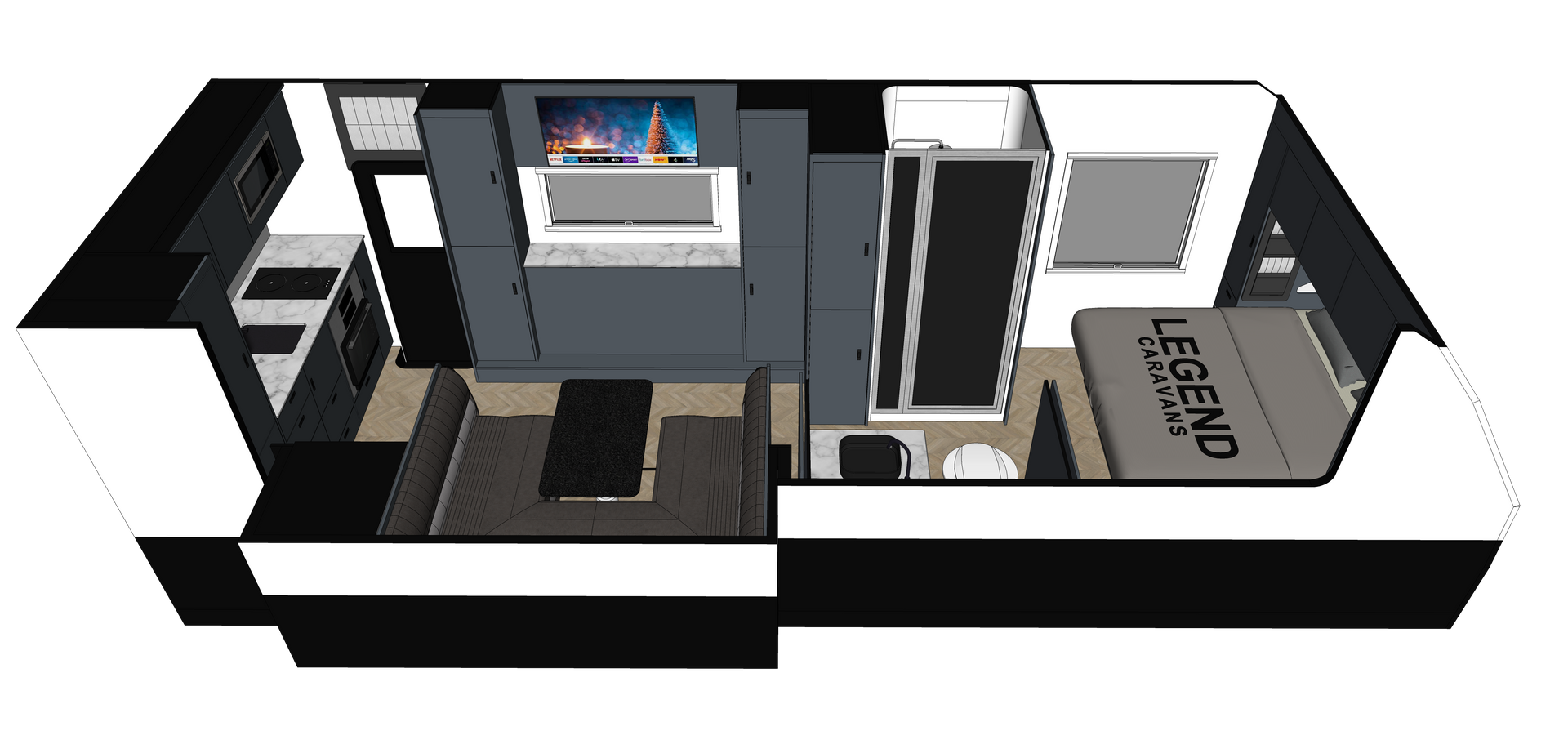 Tycoon Slider Luxury Series floorplan
