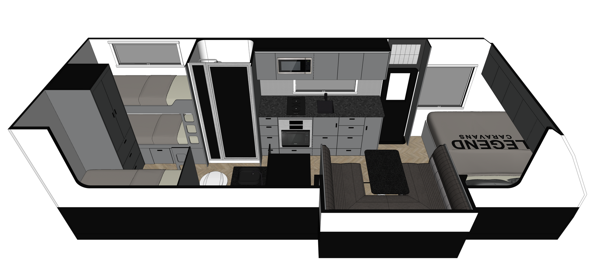 Tycoon Slider Luxury Series floorplan