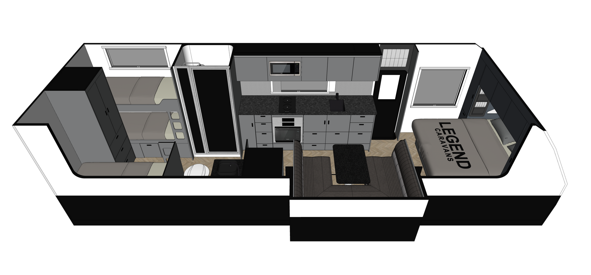 Tycoon Slider Luxury Series floorplan