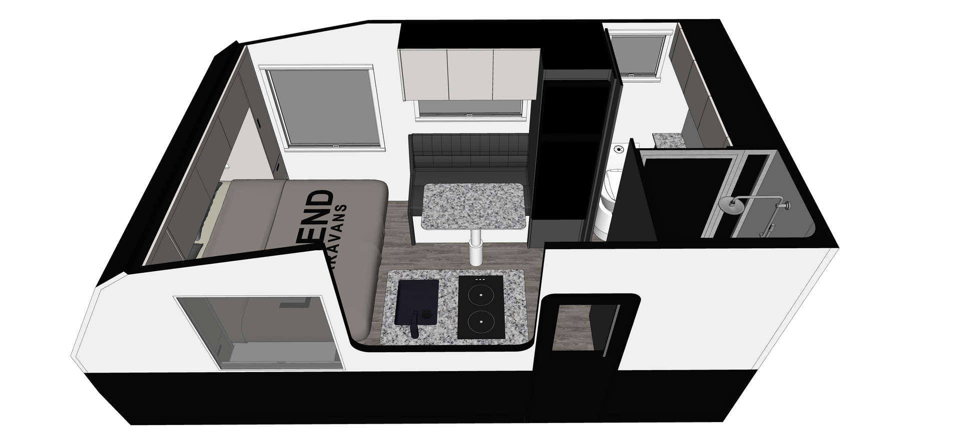 Legend Ultimate Hybrid ERV floorplan
