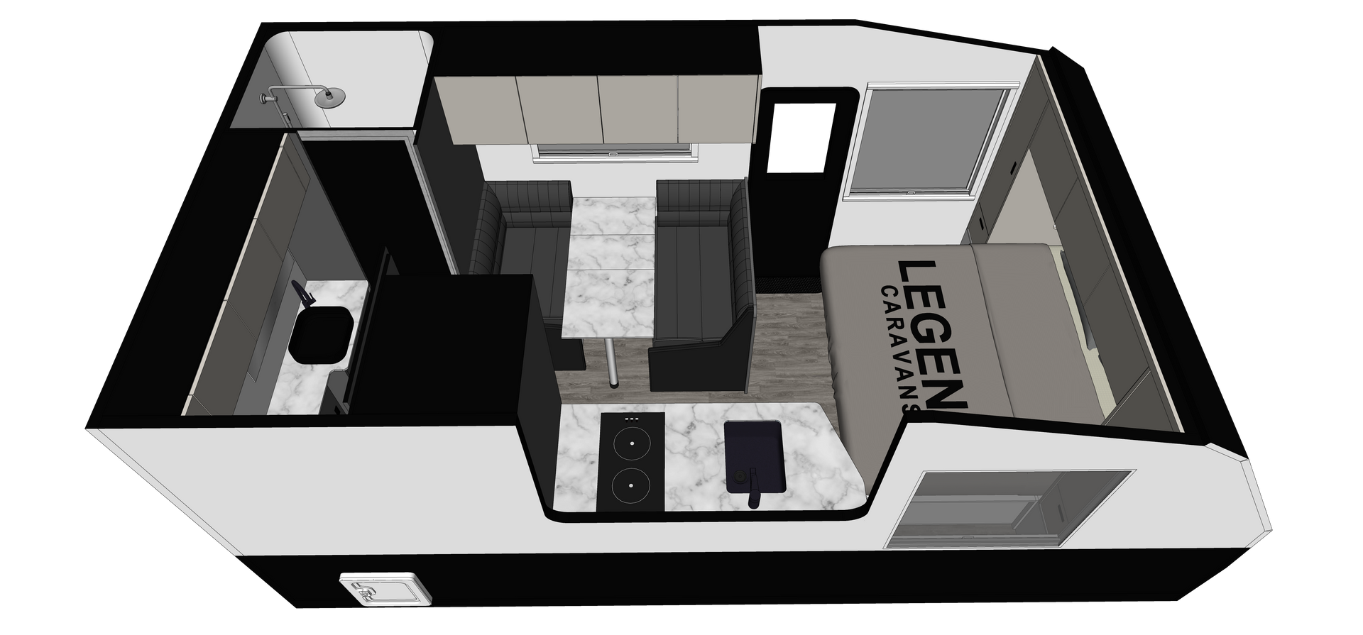 Legend Ultimate Hybrid ERV floorplan