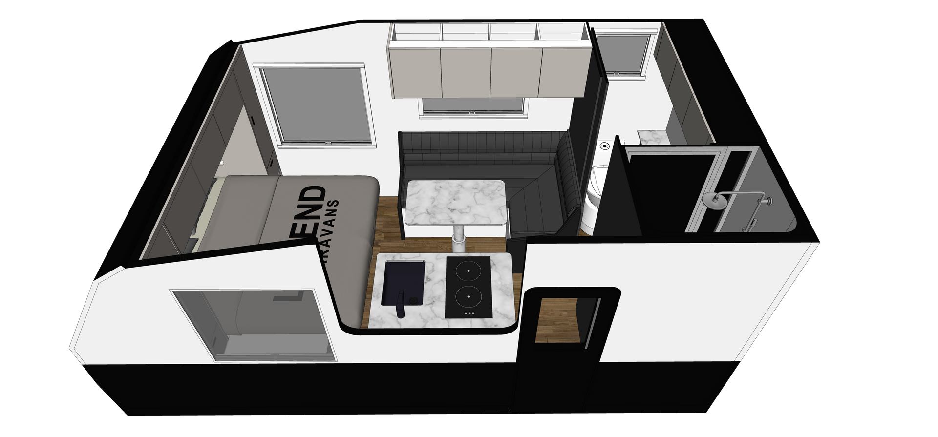 Legend Ultimate Hybrid ERV floorplan