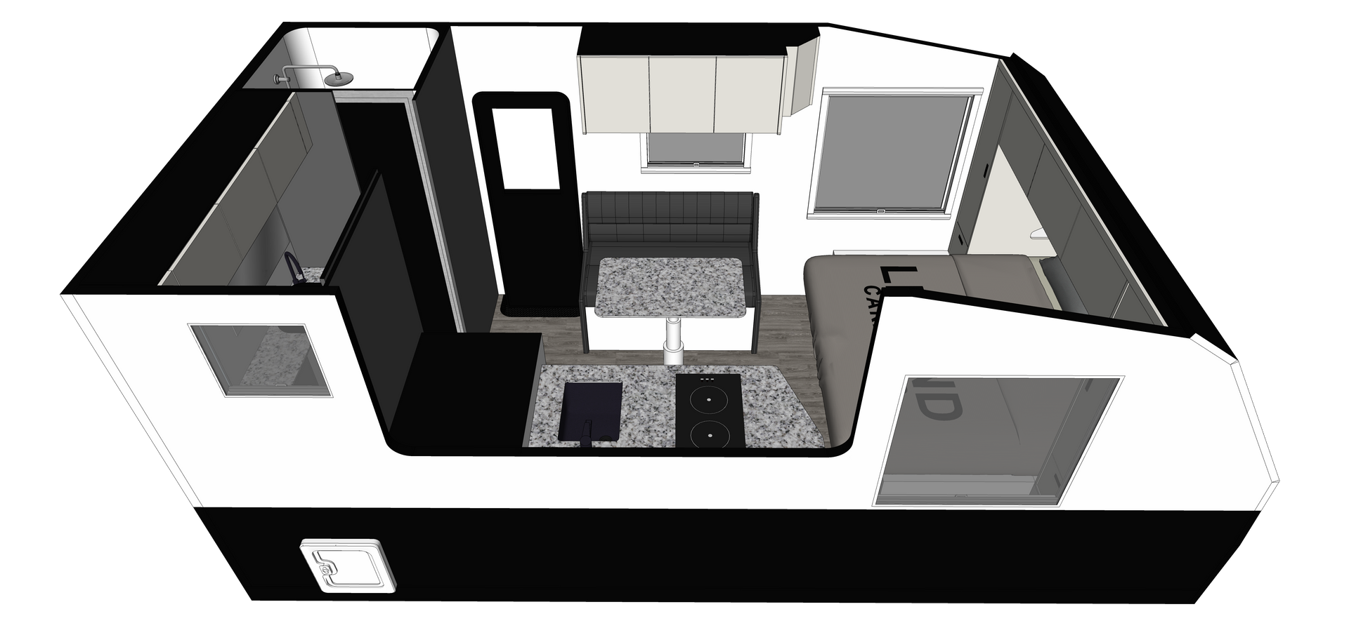 Legend Ultimate Hybrid ERV floorplan