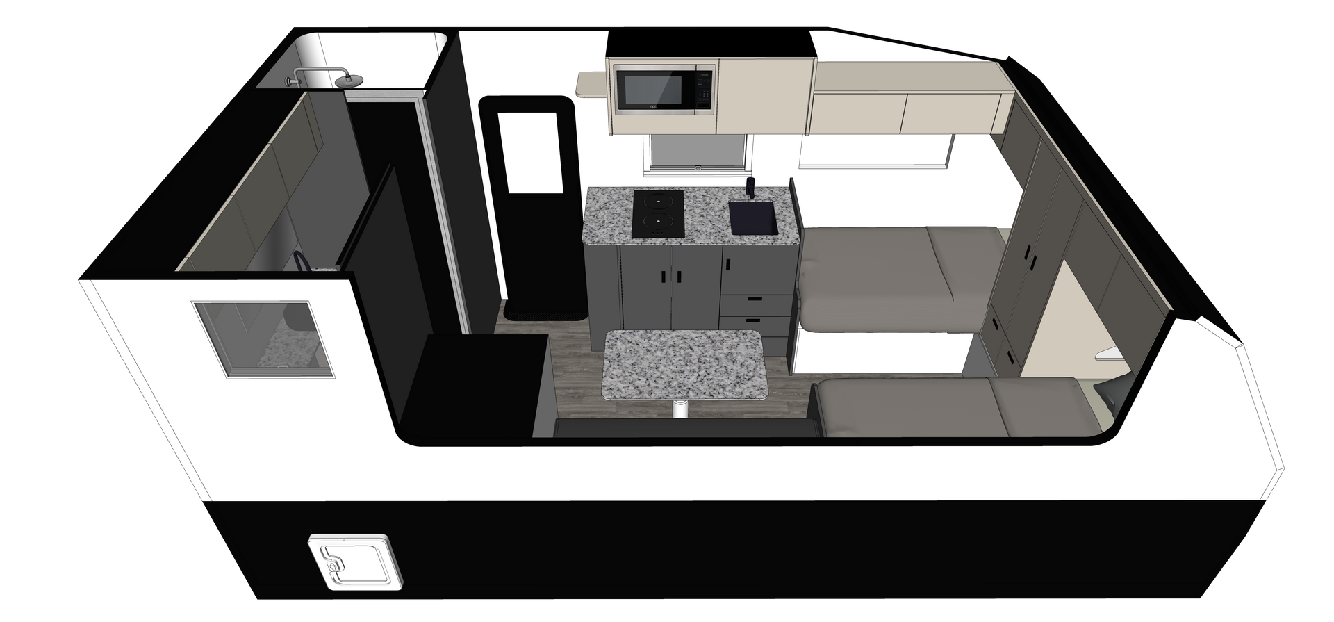 Legend Ultimate Hybrid ERV floorplan