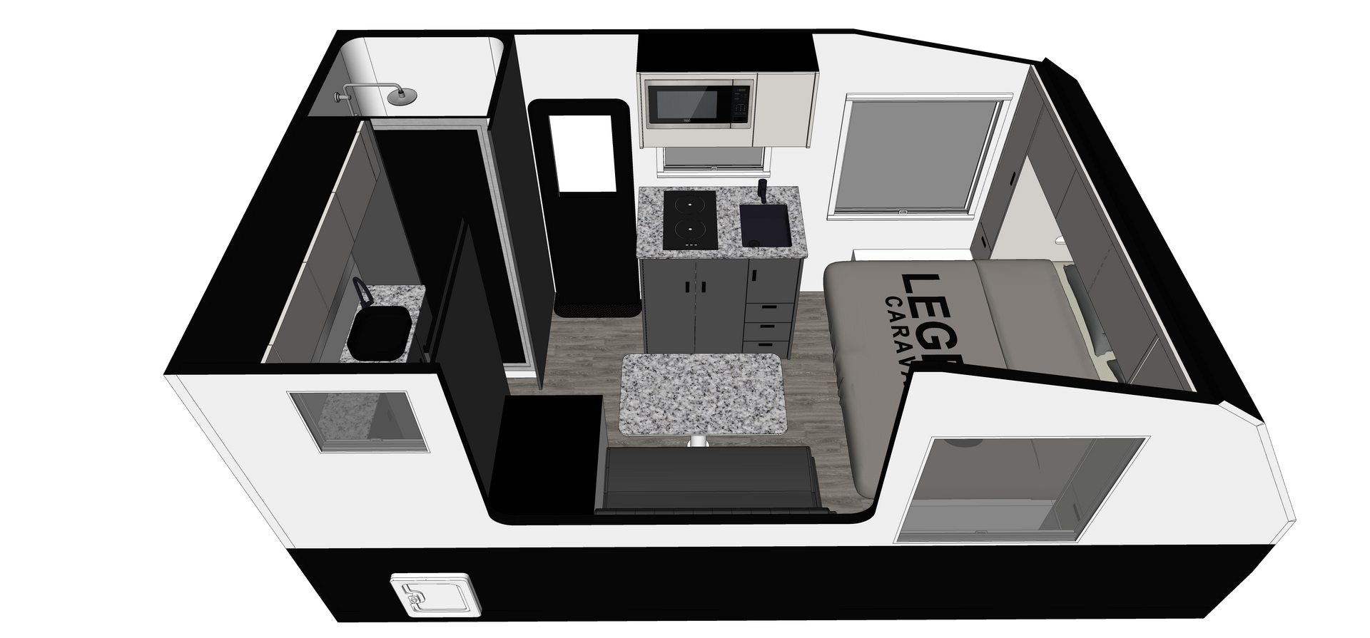 Legend Ultimate Hybrid ERV floorplan