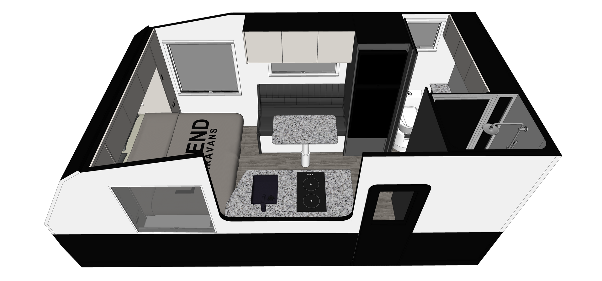 Legend Ultimate Hybrid ERV floorplan