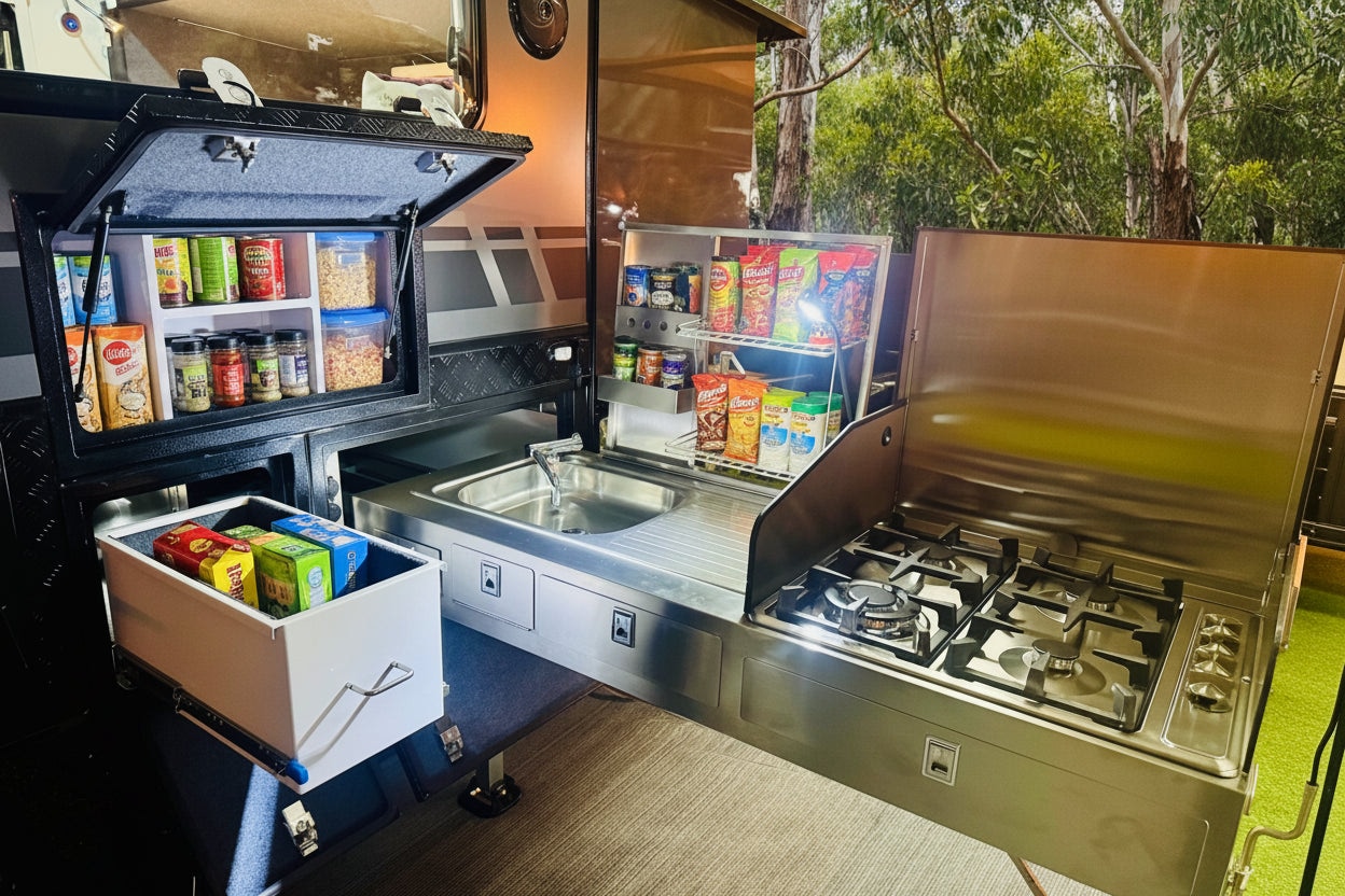 Long Haul Campers T-Rex T13 Double Bunks photo 9 of 12