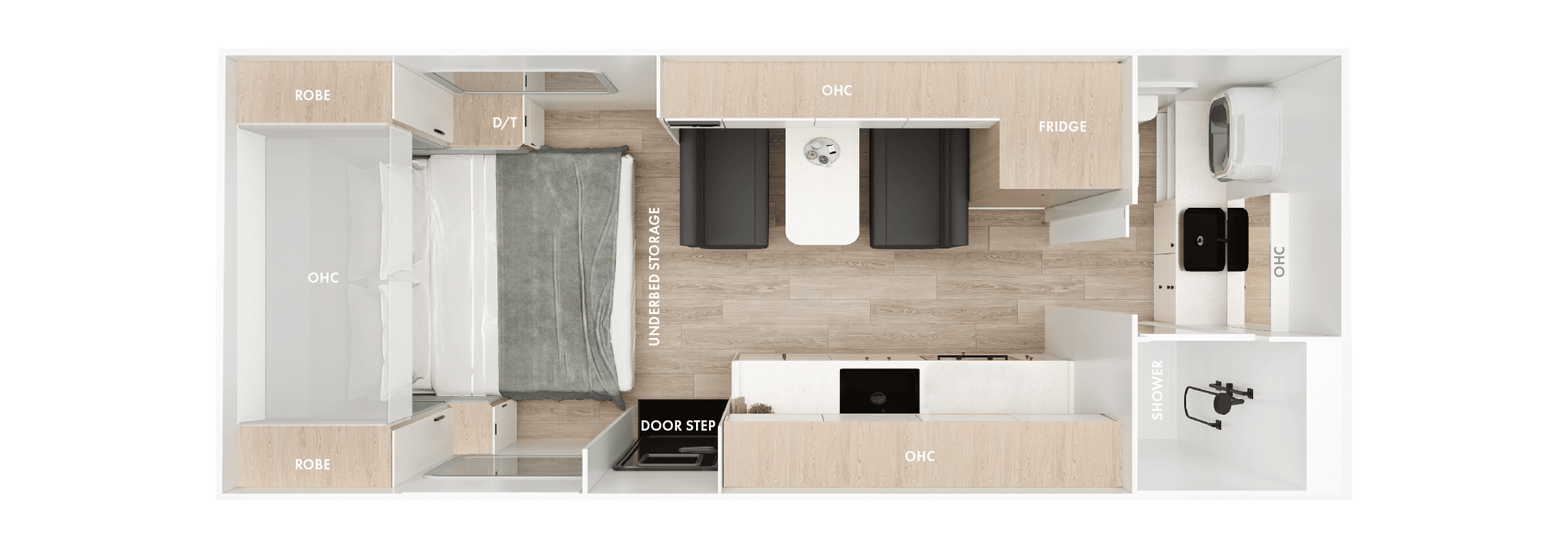 Lotus Caravans Off Grid floorplan 2 of 7
