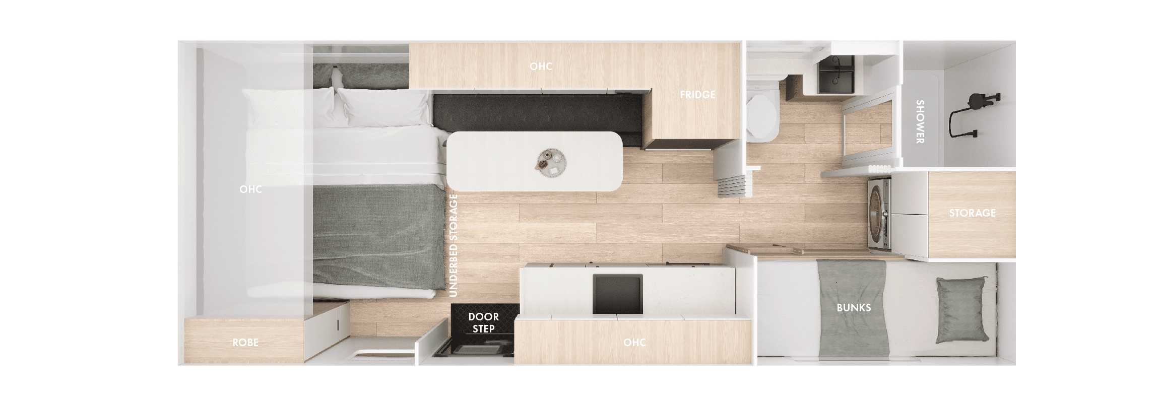 Lotus Caravans Off Grid floorplan 3 of 7