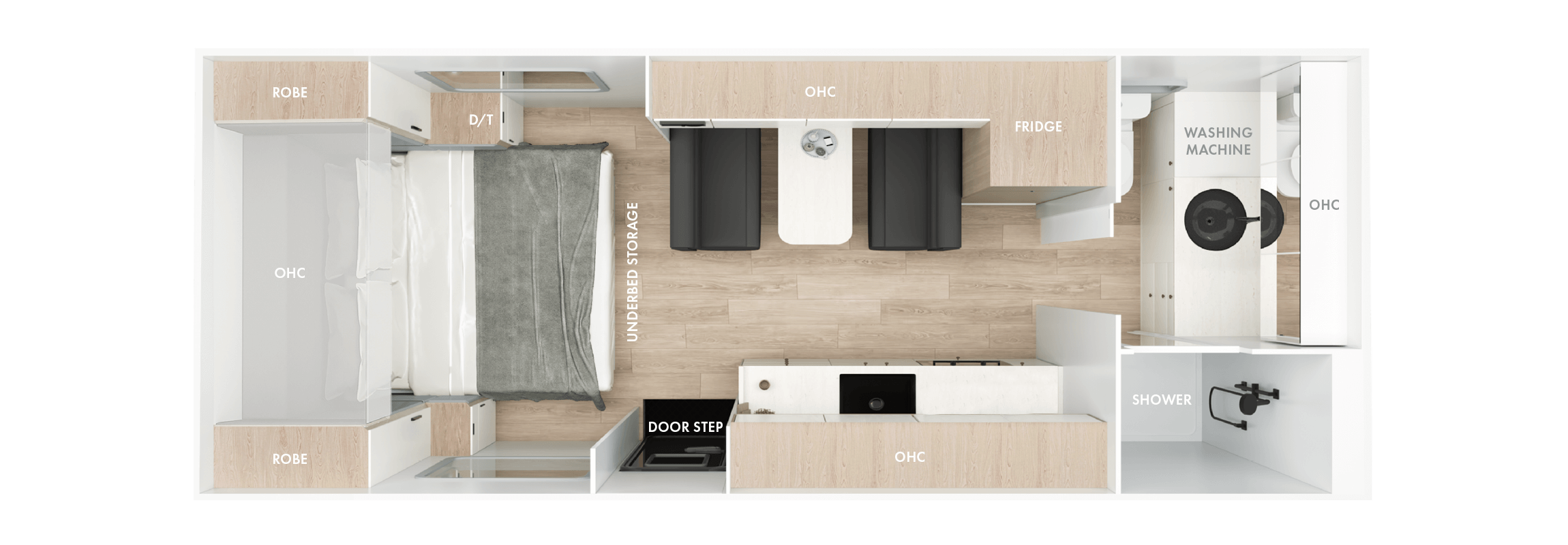 Lotus Caravans Off Grid floorplan 4 of 7