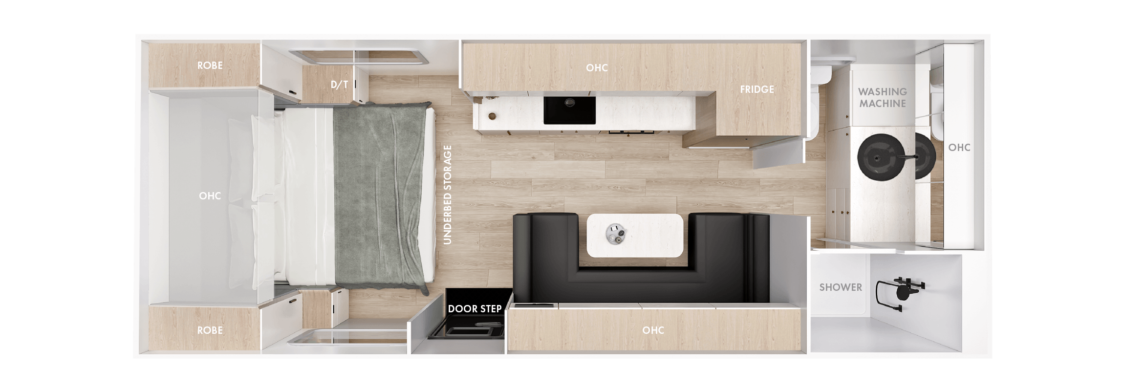 Lotus Caravans Off Grid floorplan 5 of 7
