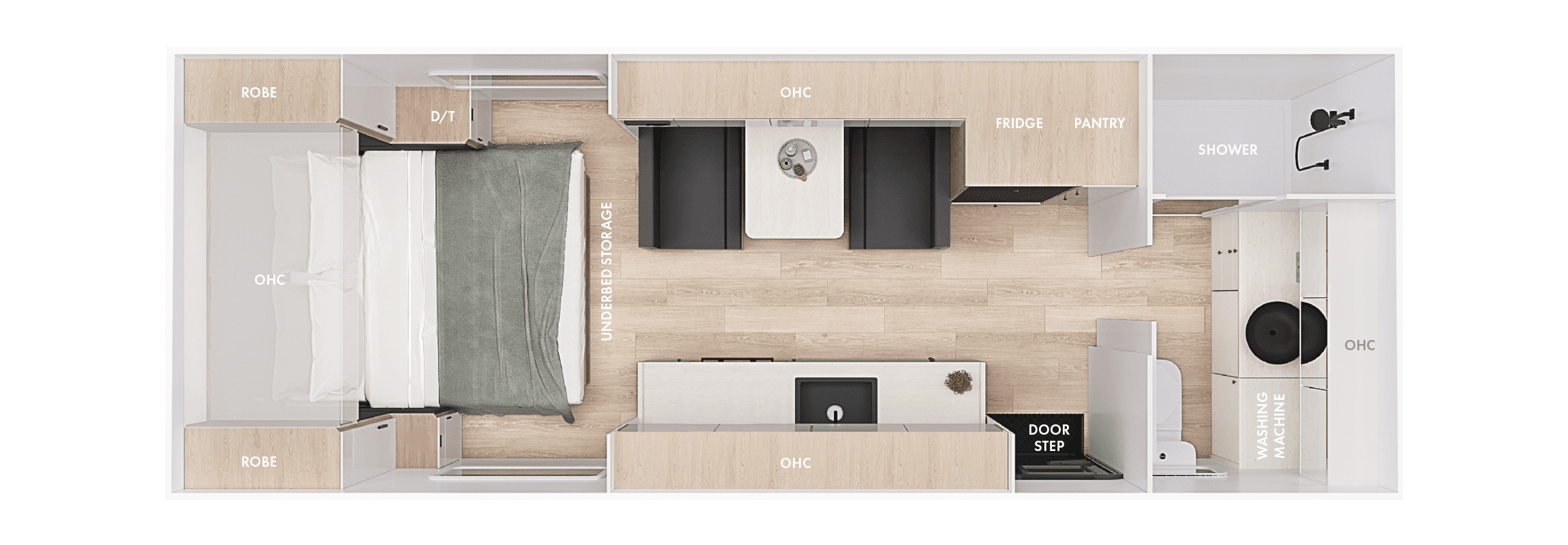 Lotus Caravans Off Grid floorplan 6 of 7