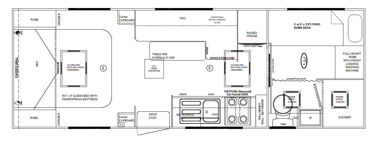 Majestic Caravans Navigator floorplan 2 of 6