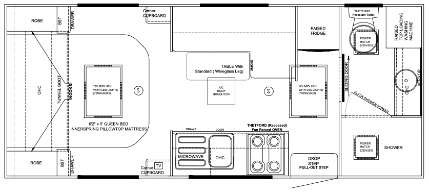 Majestic Caravans Navigator floorplan 4 of 6