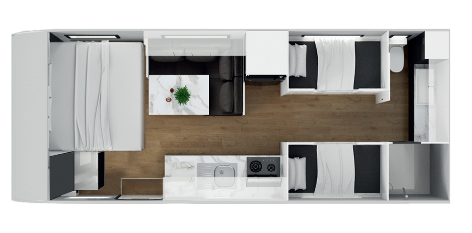 Masterpiece Caravans Optimum Director's Edition floorplan 10 of 11