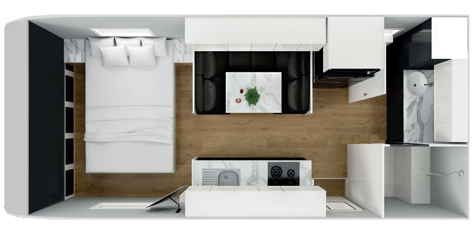 Masterpiece Caravans Performance floorplan 15 of 23