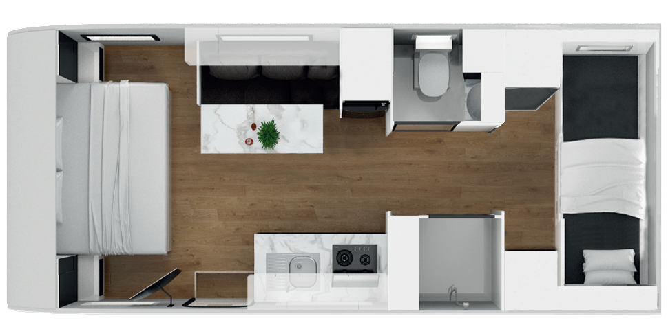 Masterpiece Caravans Performance floorplan 20 of 23