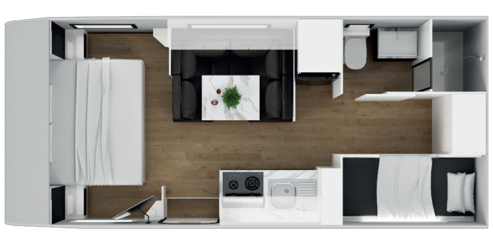 Masterpiece Caravans Performance floorplan 21 of 23