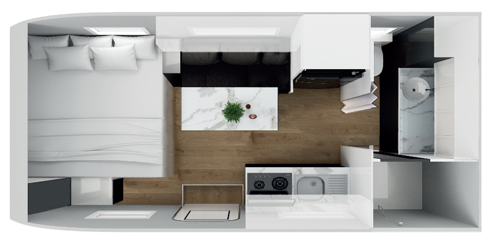 Masterpiece Caravans XTM floorplan 1 of 4
