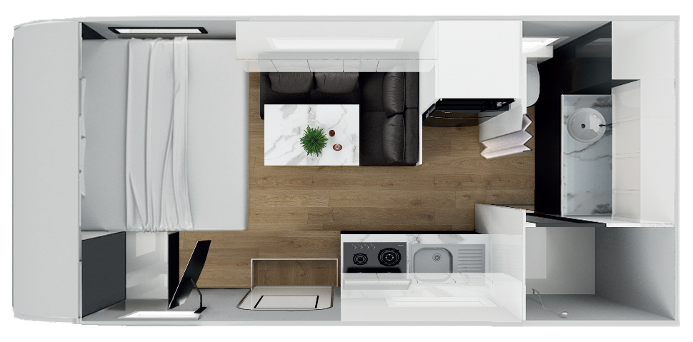 Masterpiece Caravans XTM floorplan 2 of 4