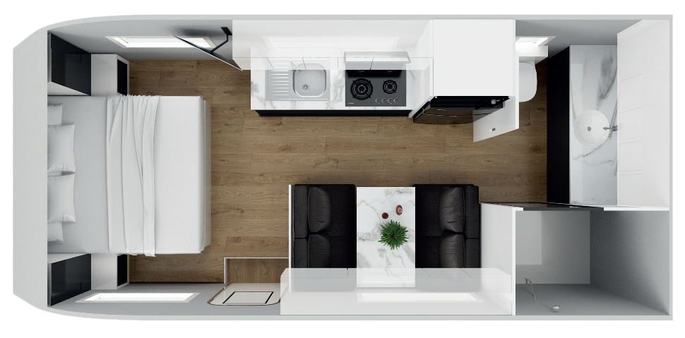 Masterpiece Caravans XTM floorplan 3 of 4