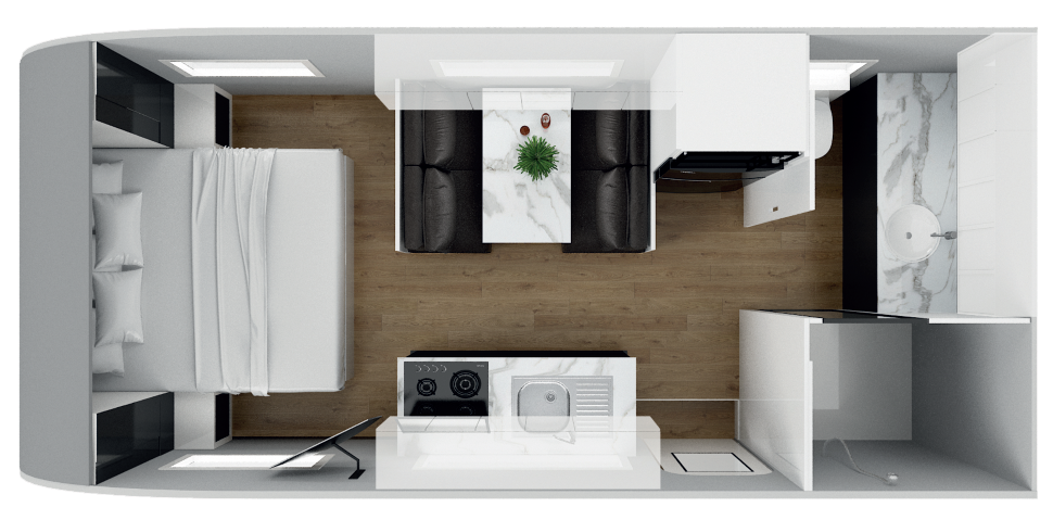 Masterpiece Caravans XTM floorplan 4 of 4