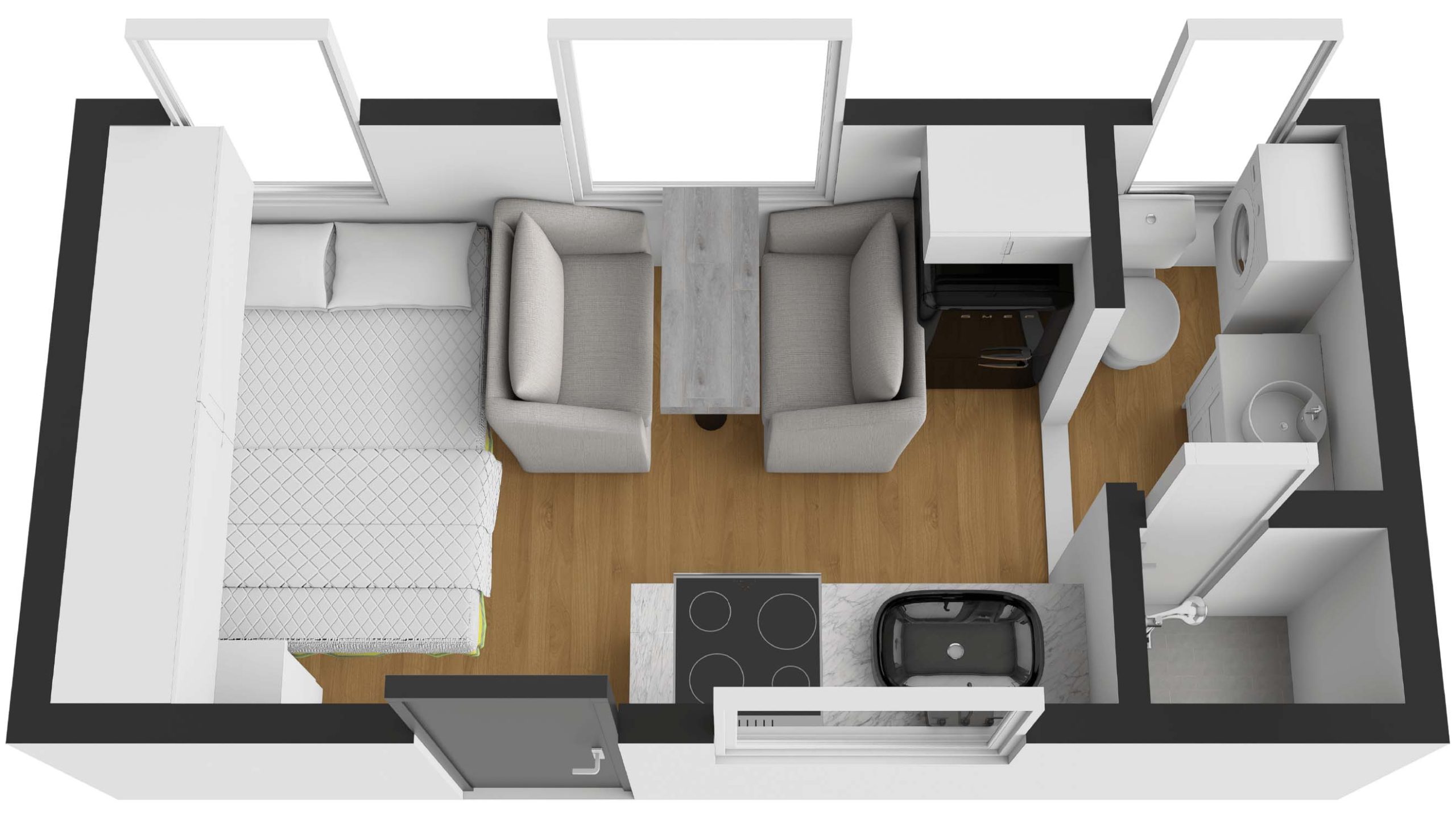 New Age Caravans Manta Ray Expedition floorplan 1 of 5
