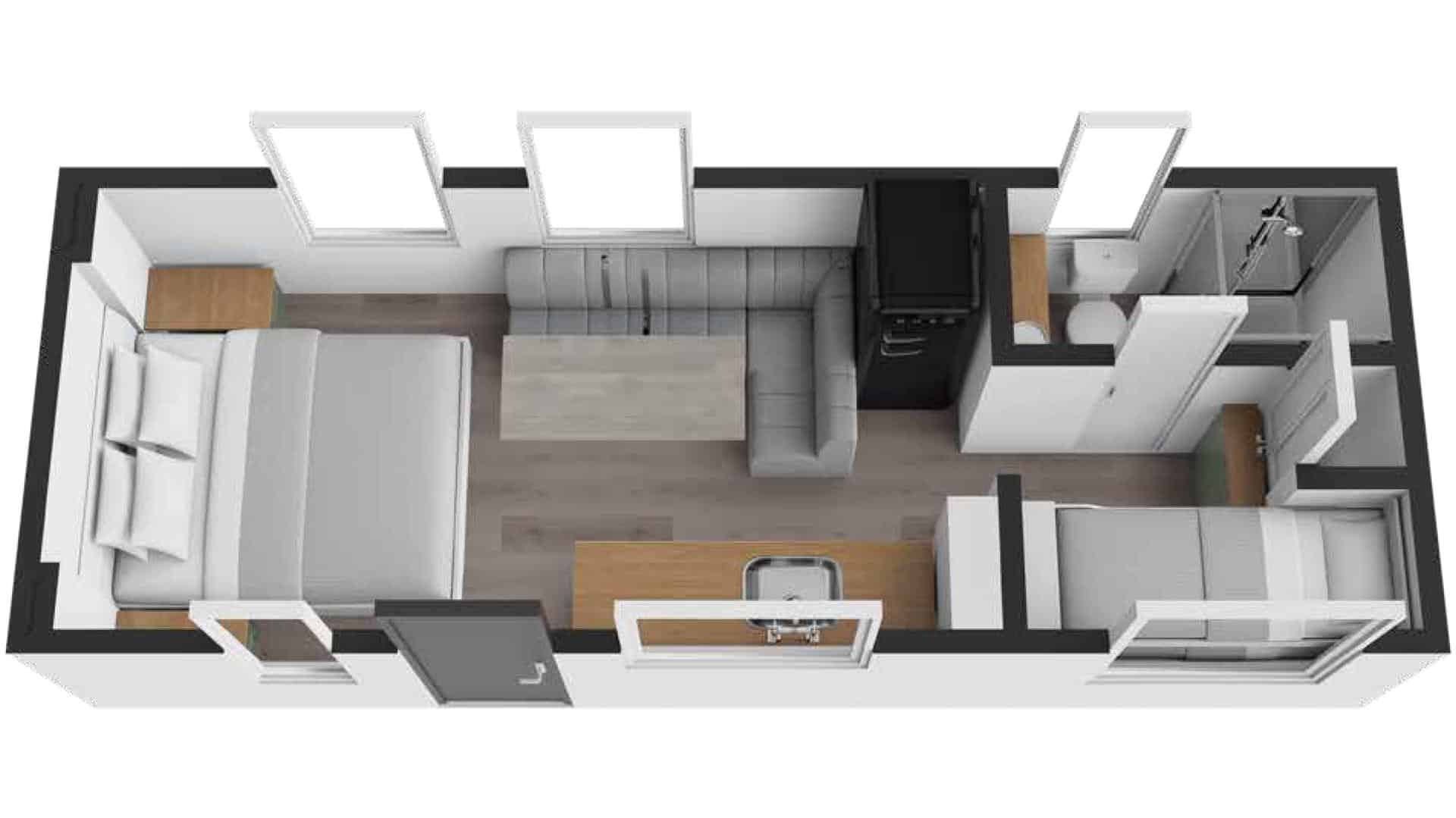 New Age Caravans Road Owl Expedition floorplan 2 of 2