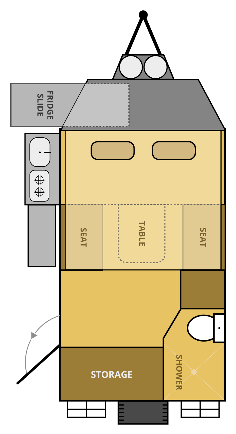 North Coast Offroad RVS X.12 floor plan