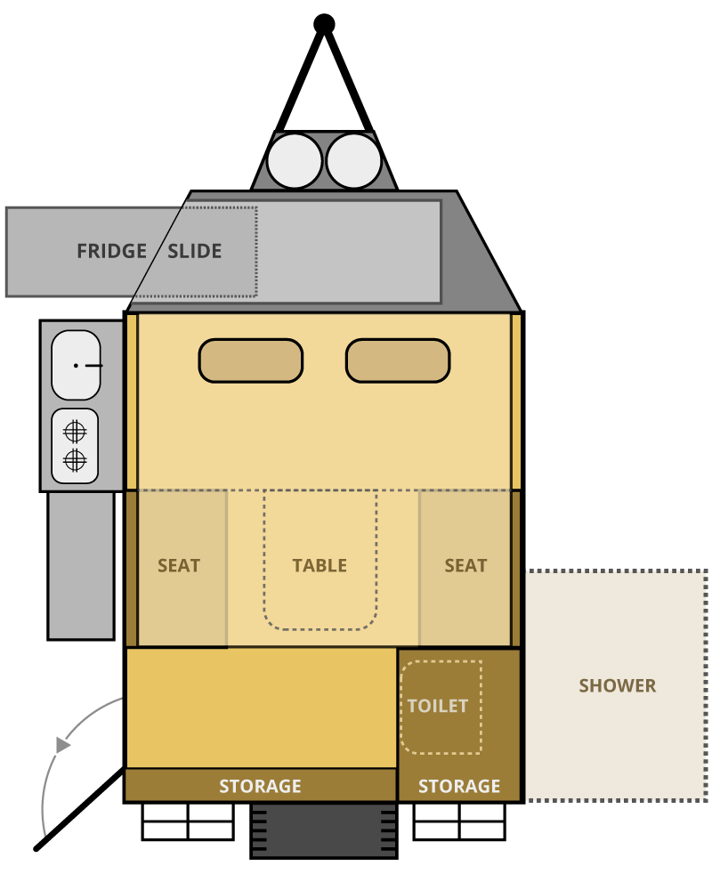 North Coast Offroad RVS X.9 floor plan