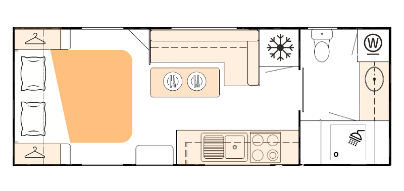 Nova Caravans Bravo floorplan 13 of 22