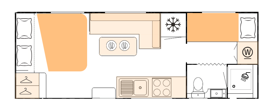 Nova Caravans Bravo floorplan 15 of 22