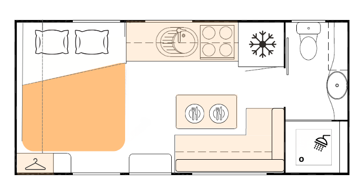 Nova Caravans Bravo floorplan 2 of 22