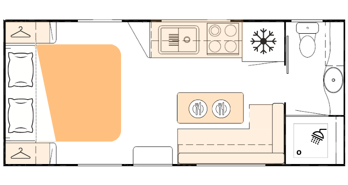 Nova Caravans Bravo floorplan 4 of 22