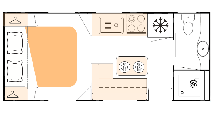 Nova Caravans Bravo floorplan 5 of 22