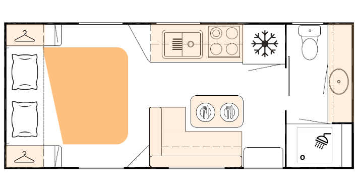 Nova Caravans Bravo floorplan 6 of 22