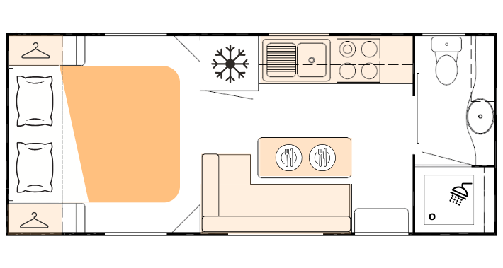 Nova Caravans Bravo floorplan 7 of 22