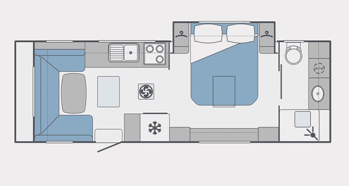 Nova Caravans Pride Platinum floorplan 3 of 6