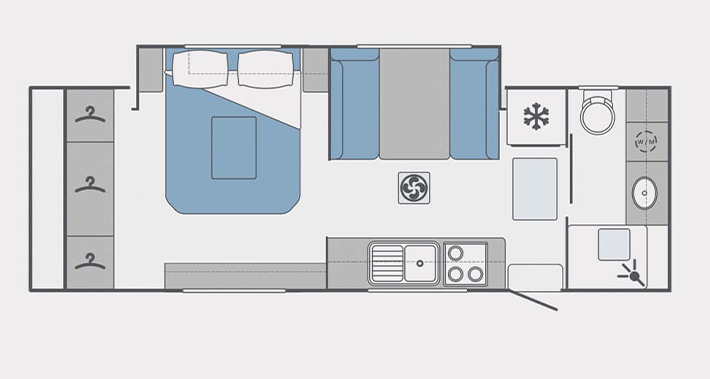 Nova Caravans Pride Platinum floorplan 5 of 6