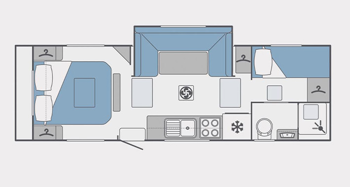 Nova Caravans Pride Platinum floorplan 6 of 6